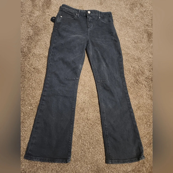 Rta Jeans Size 26 Women's Black Distressed Straight Leg Jeans - Picture 4 of 16